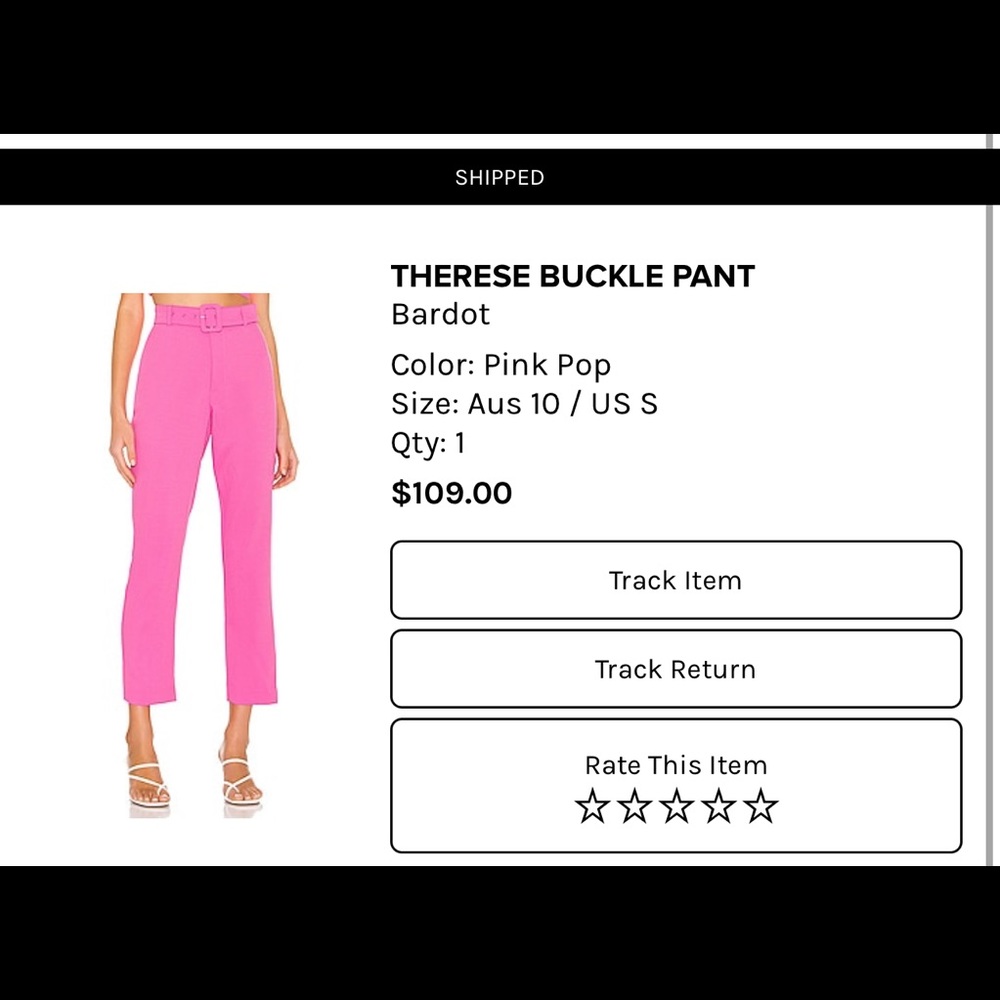 Berdot Pink Pants/ Never Worn